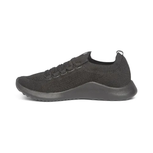 Aetrex Women's Carly Sneakers- Black/ Black