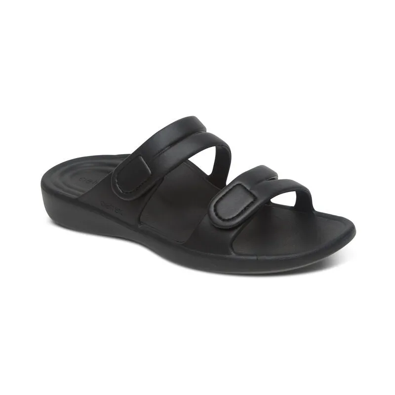 Aetrex Women's Janet Sport Slide Black