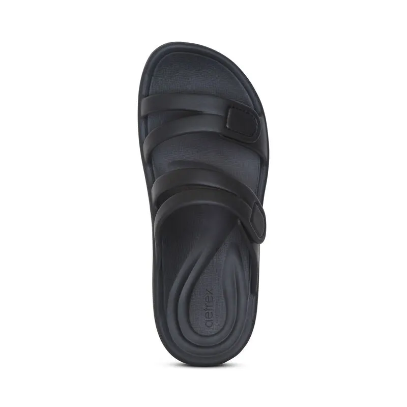 Aetrex Women's Janet Sport Slide Black