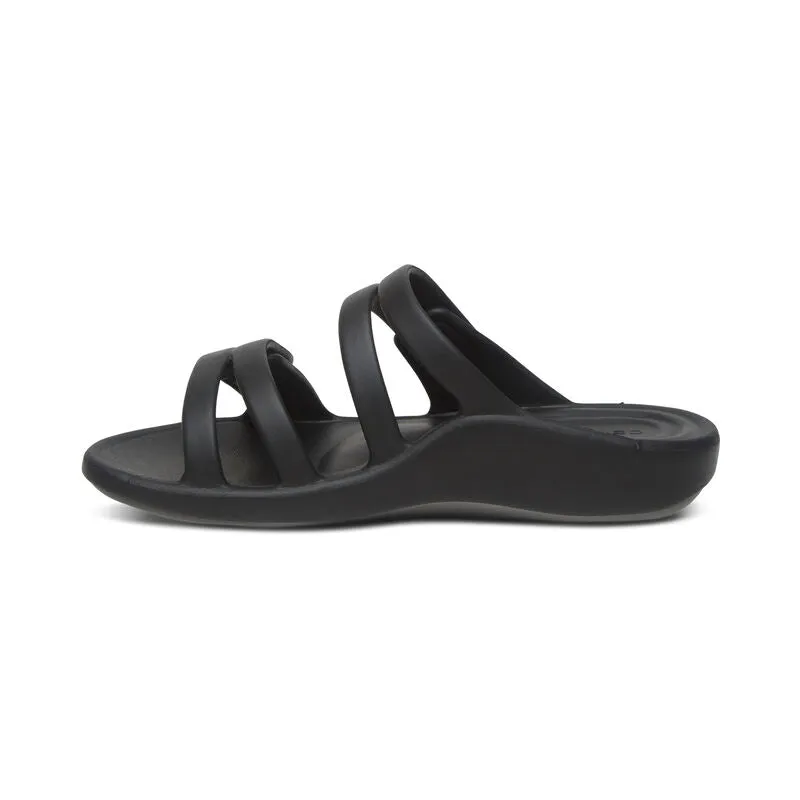 Aetrex Women's Janet Sport Slide Black