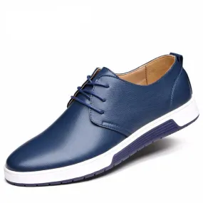 Angelo Ricci™ Casual Leather Comfortable Flat Shoes
