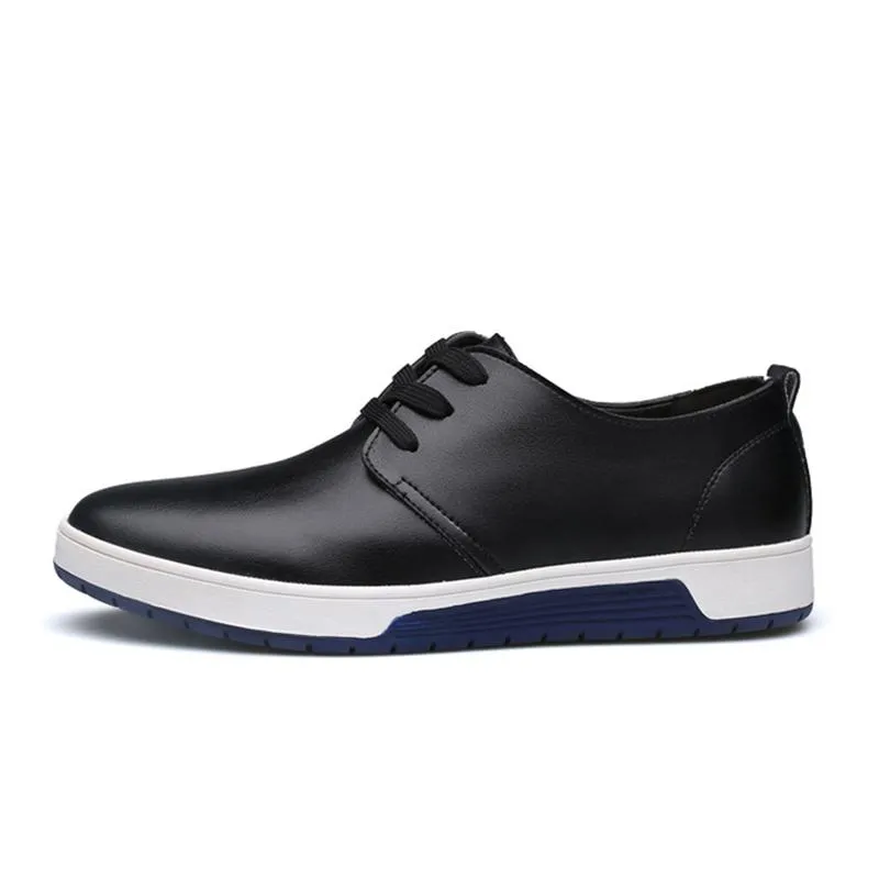 Angelo Ricci™ Casual Leather Comfortable Flat Shoes