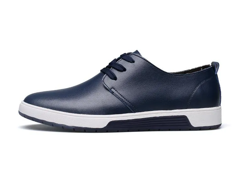 Angelo Ricci™ Casual Leather Comfortable Flat Shoes