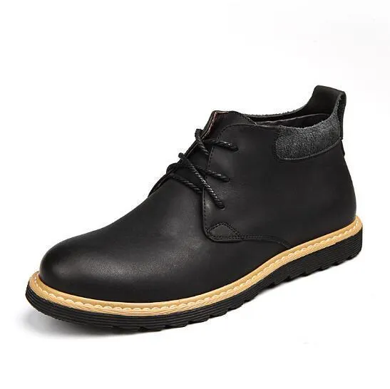 Angelo Ricci™ Classic Vintage Desert Genuine Leather Boots