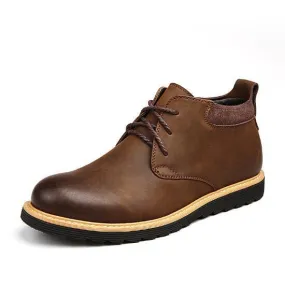 Angelo Ricci™ Classic Vintage Desert Genuine Leather Boots