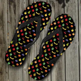 Bitmap Fruit Flip Flops