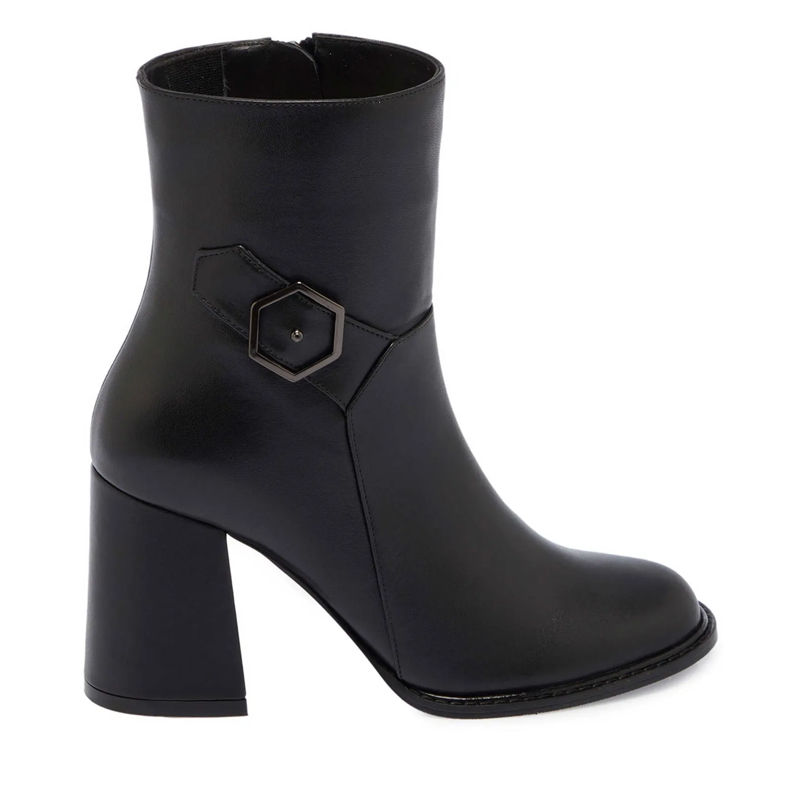Black Leather Women's Classic Boot - SCB-B67710