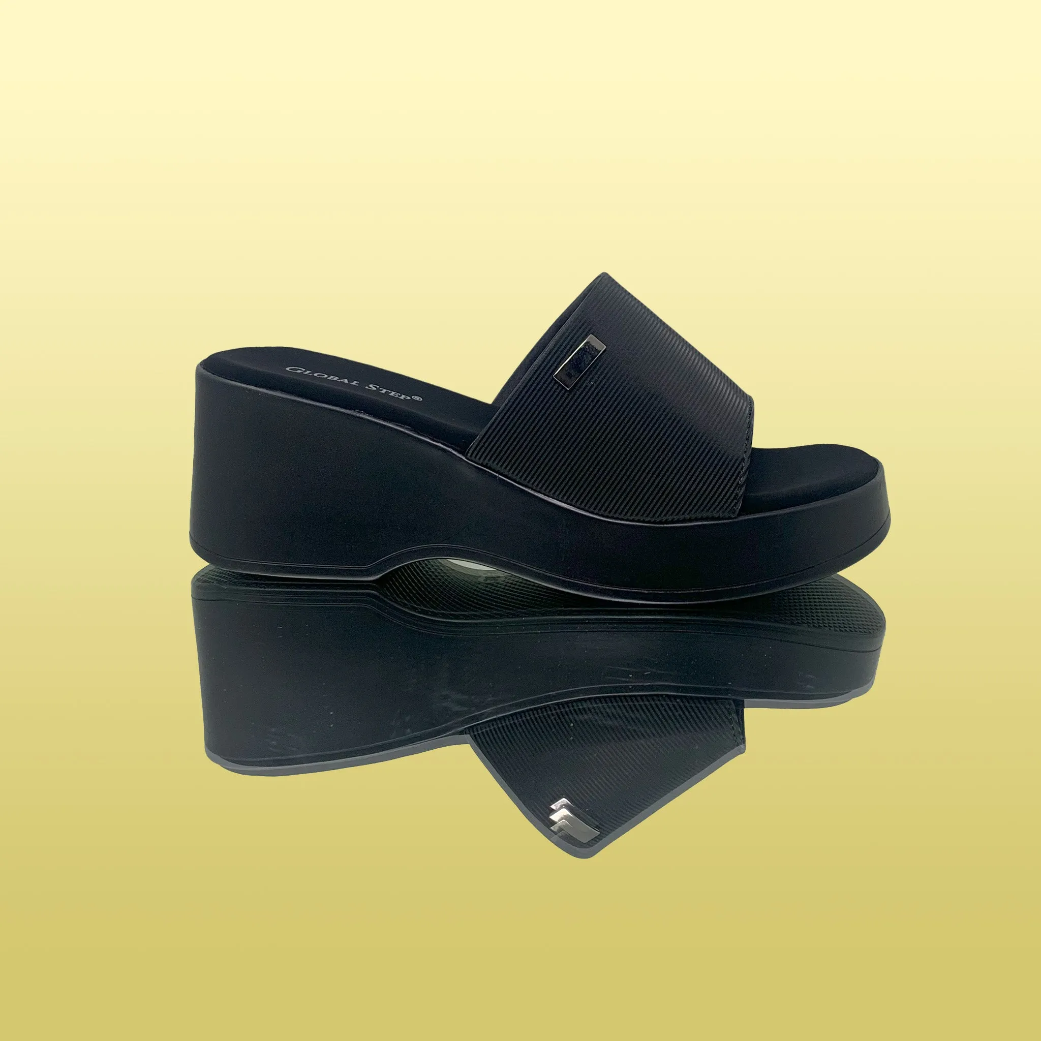 Blossom Wedge Mules