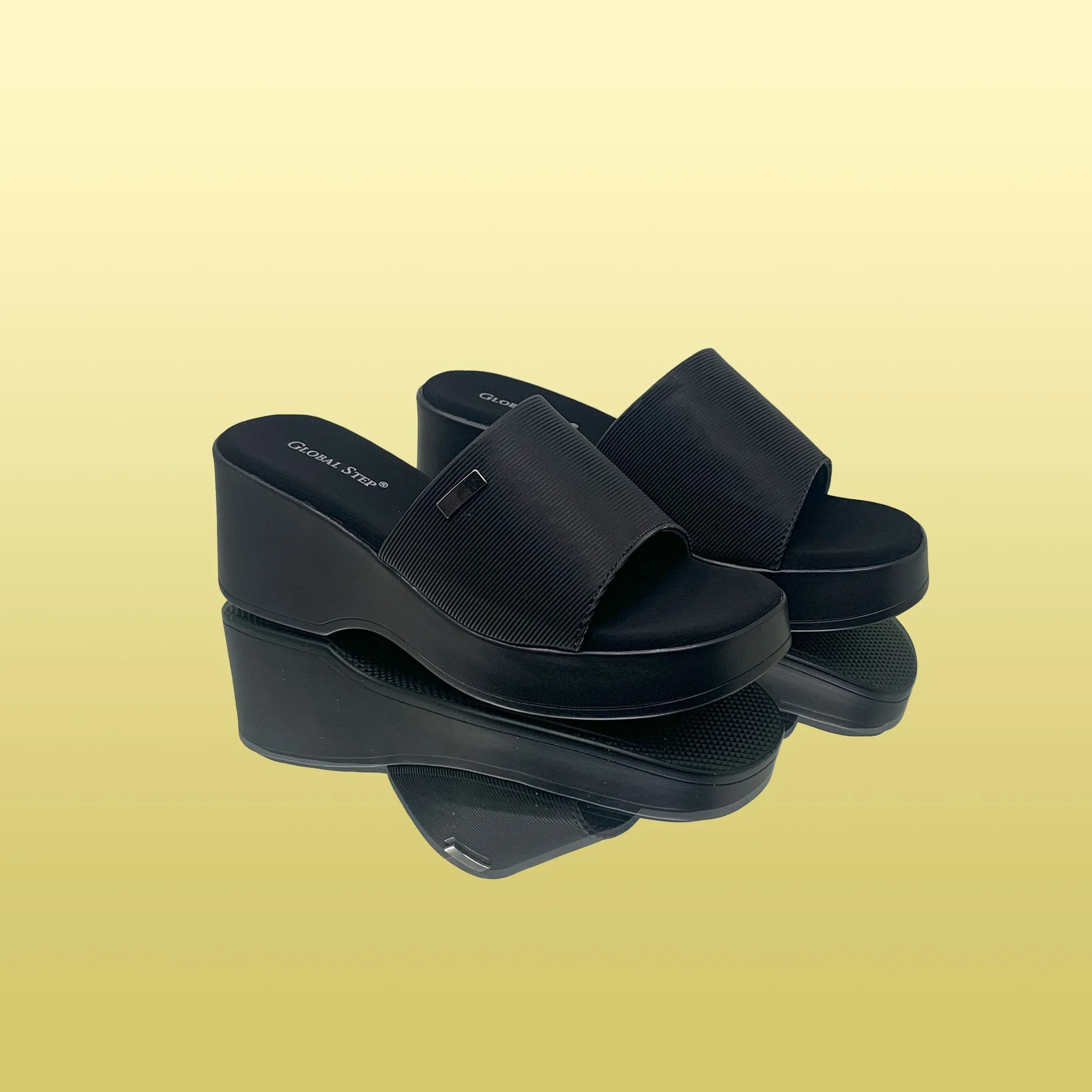 Blossom Wedge Mules