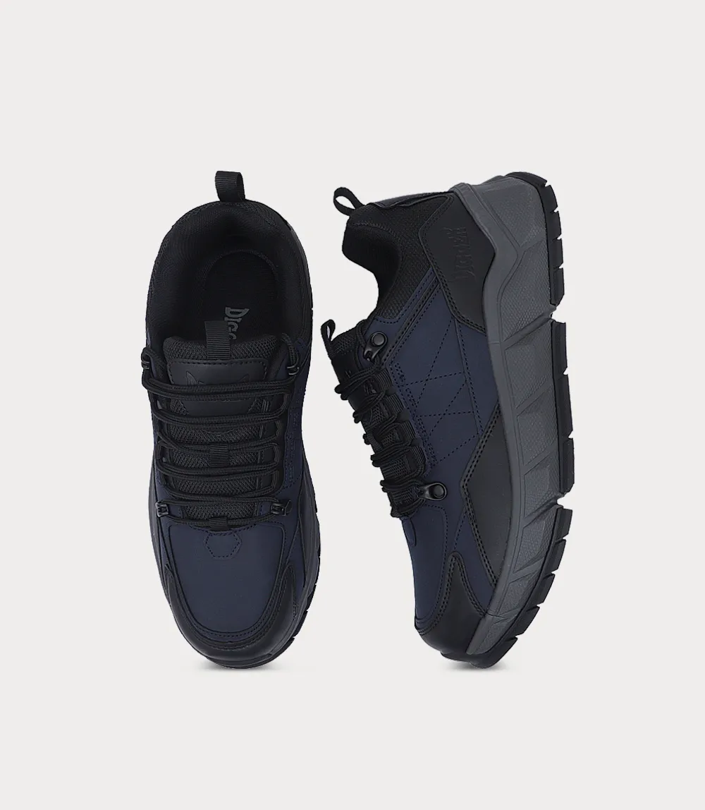 BM6242-BLACK/NAVY-Men Sneakers