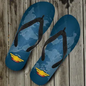 California Air Force Wings Flip-Flops