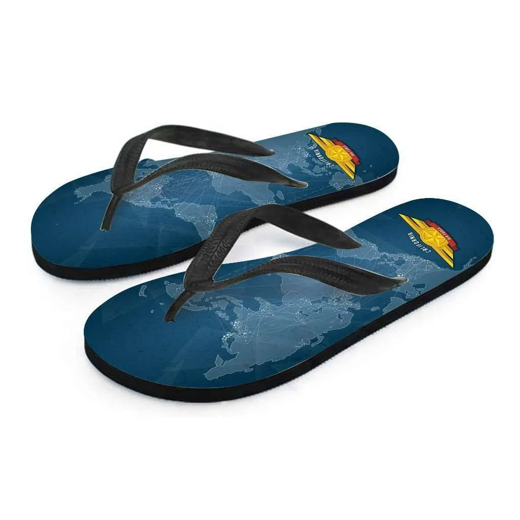 California Air Force Wings Flip-Flops