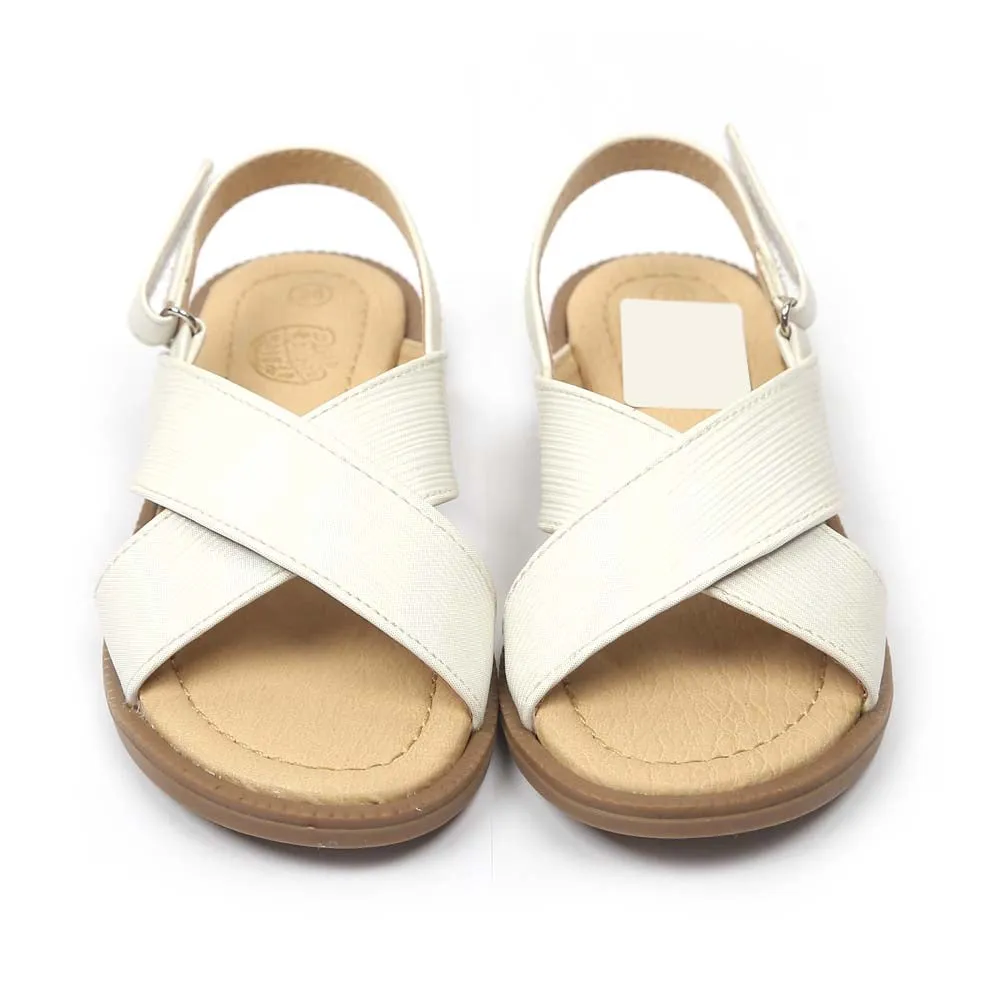 Casual Stylish Sandal For Girls - White (RF-2)