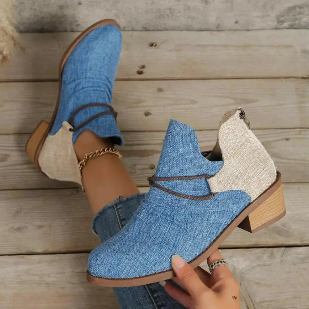 Chic Canvas Low Heels for Women in Timeless Luxury Fashion