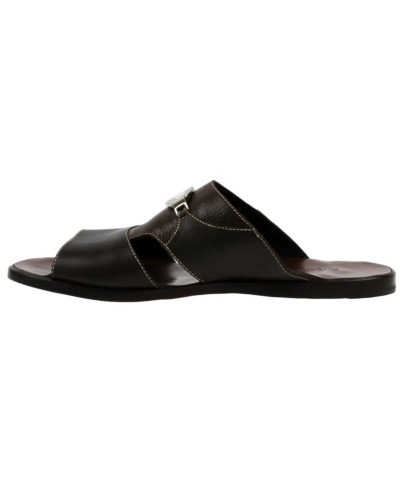Classic Calf and Printed Lama Leather Sandals