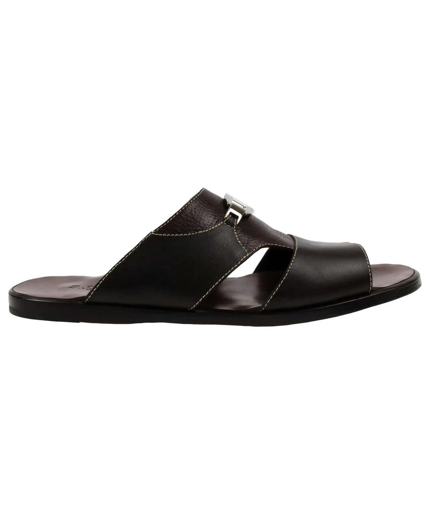 Classic Calf and Printed Lama Leather Sandals