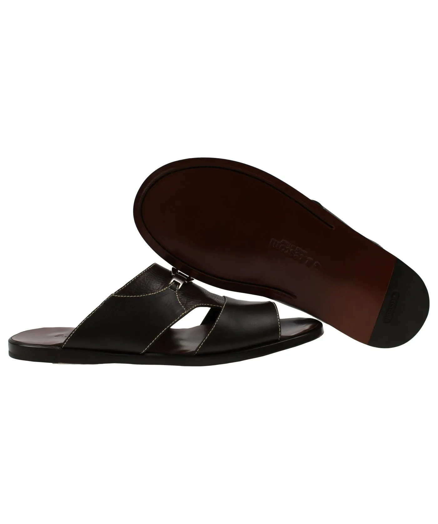 Classic Calf and Printed Lama Leather Sandals