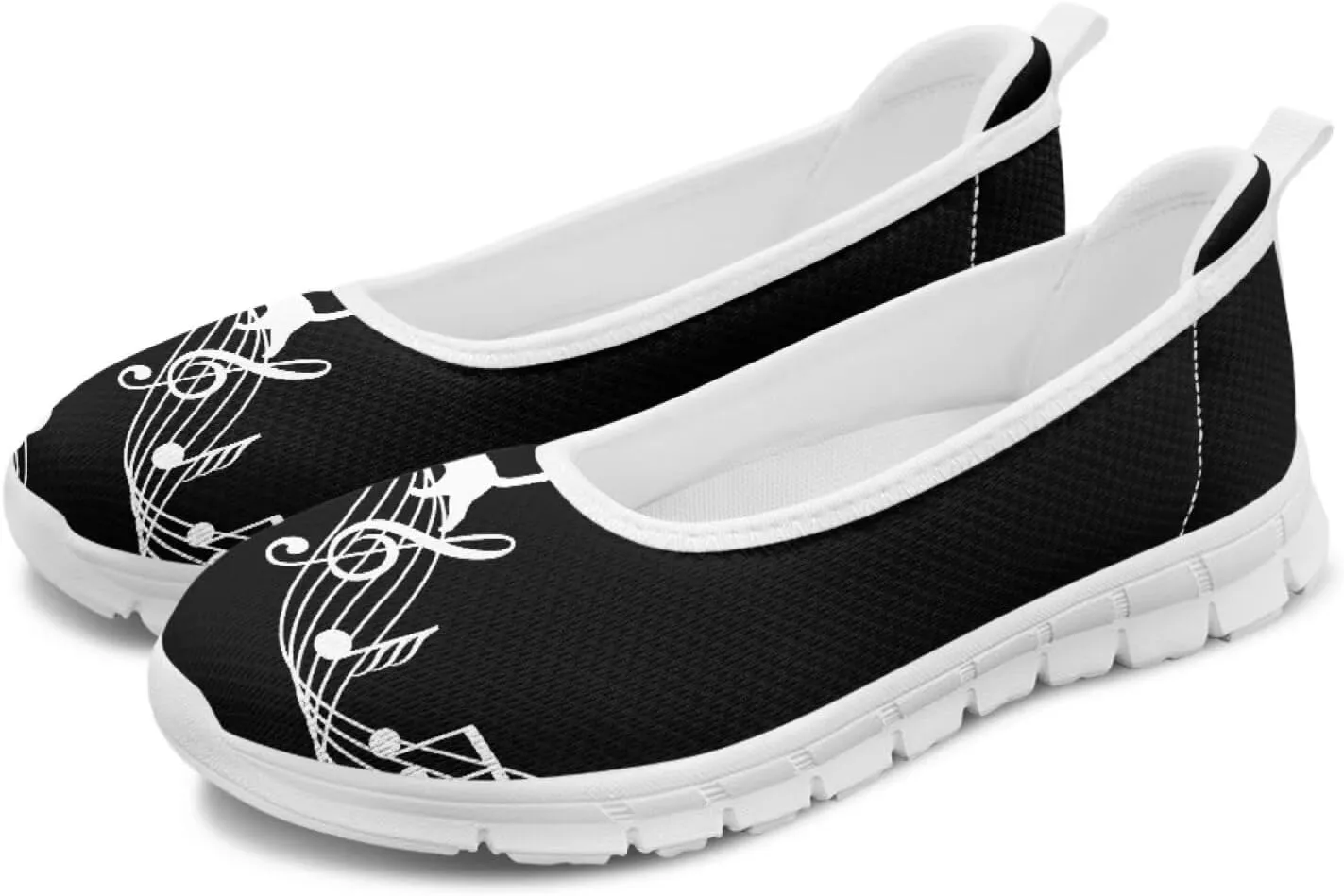 Coloranimal Loafers for Women Casual Flats Athletic Shoes Mesh Flats Fashion Womens Walking Shoes Breathable Travel Shoes