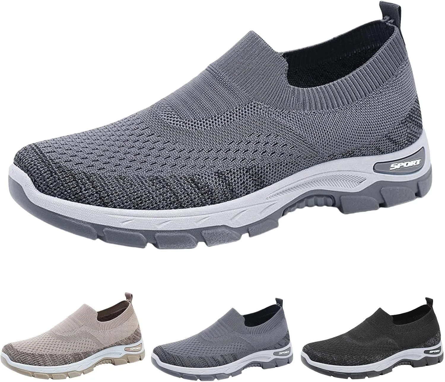 Comfortorthowear Shoes for Women Breathable Flying Woven Comfortable Orthopedic Sneakers with Arch Support