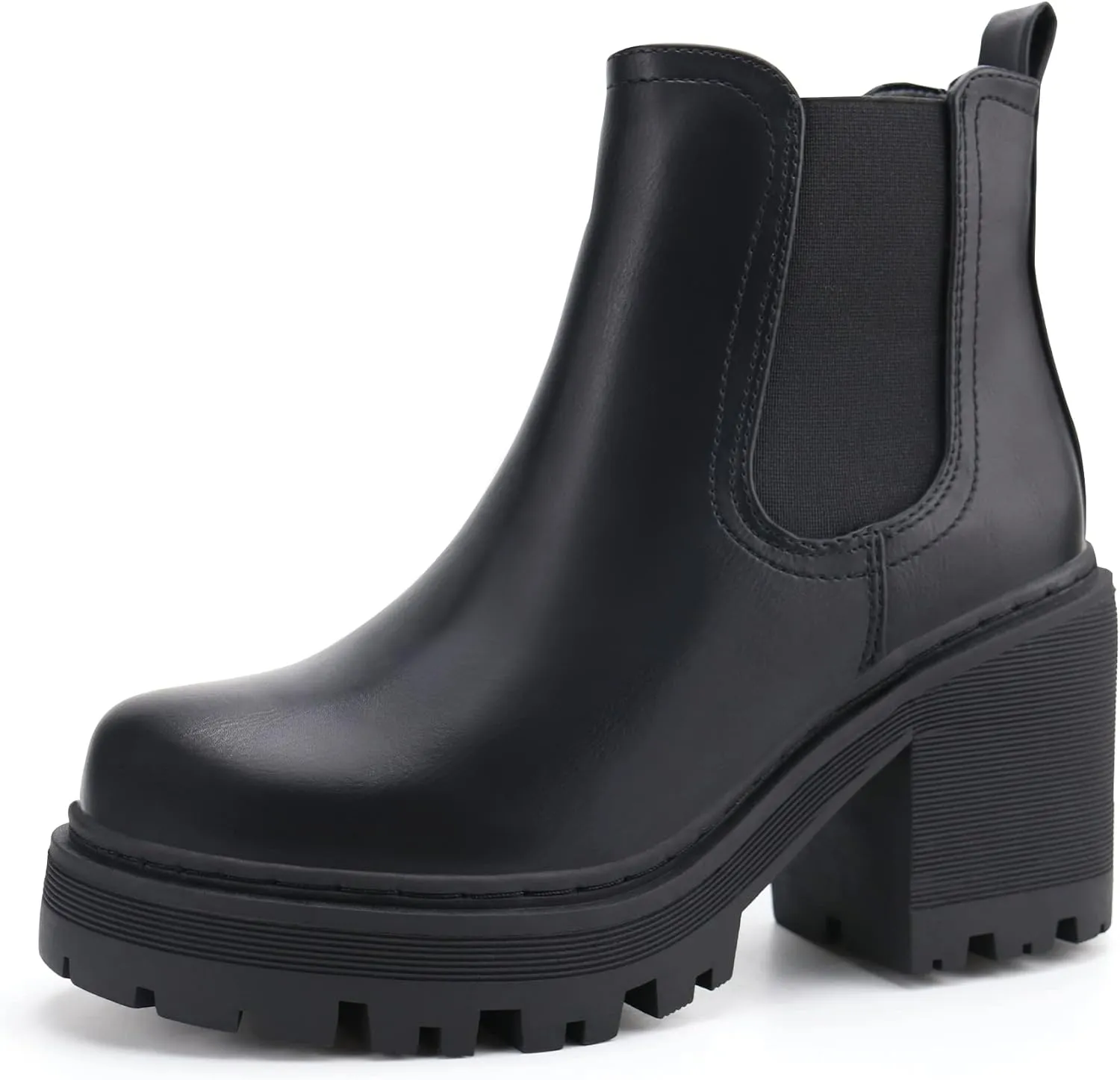 firelli Women Fashion Chelsea Boots Platform Boots Classic Ankle Booties