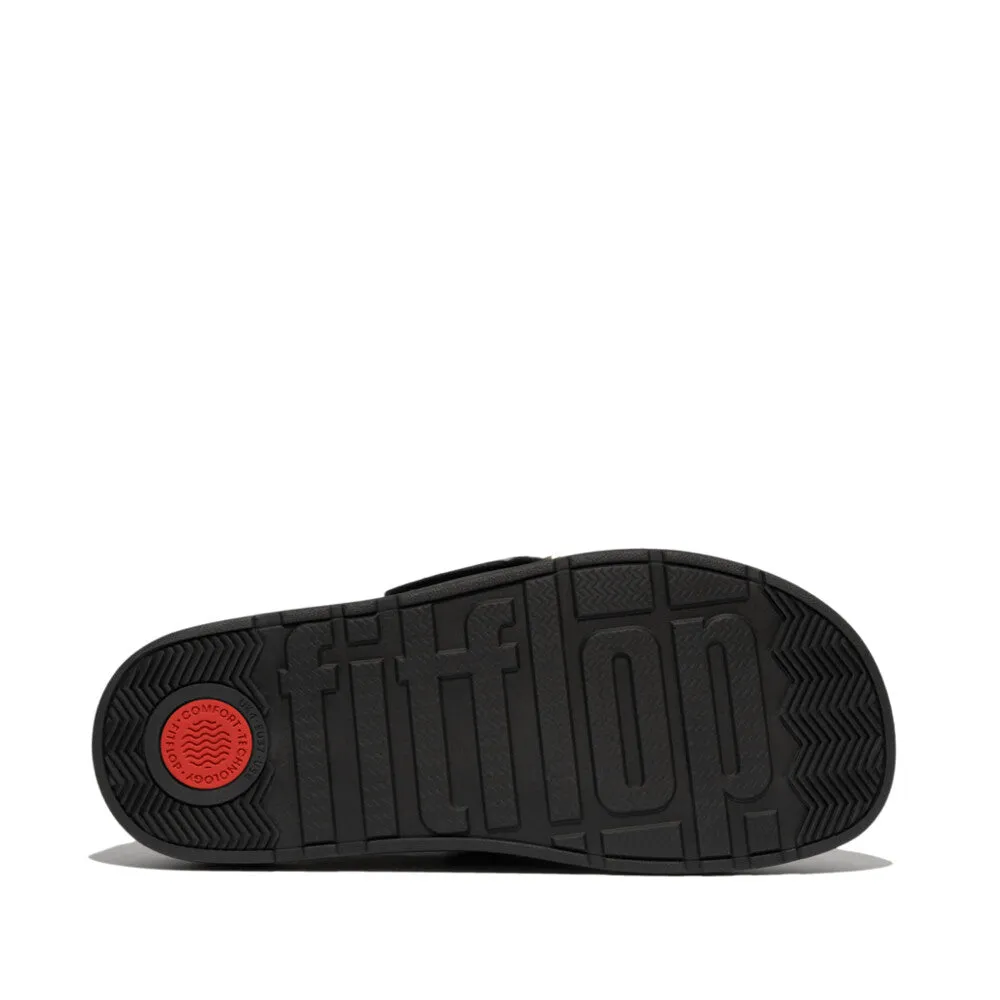 FitFlop Gen-FF Maxi Buckle Leather Mules Black