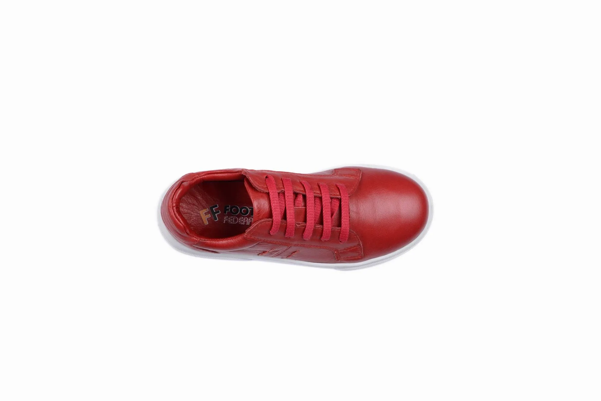 FOOT FEDERATION FAMILY DERBY KIDS' SNEAKER RED