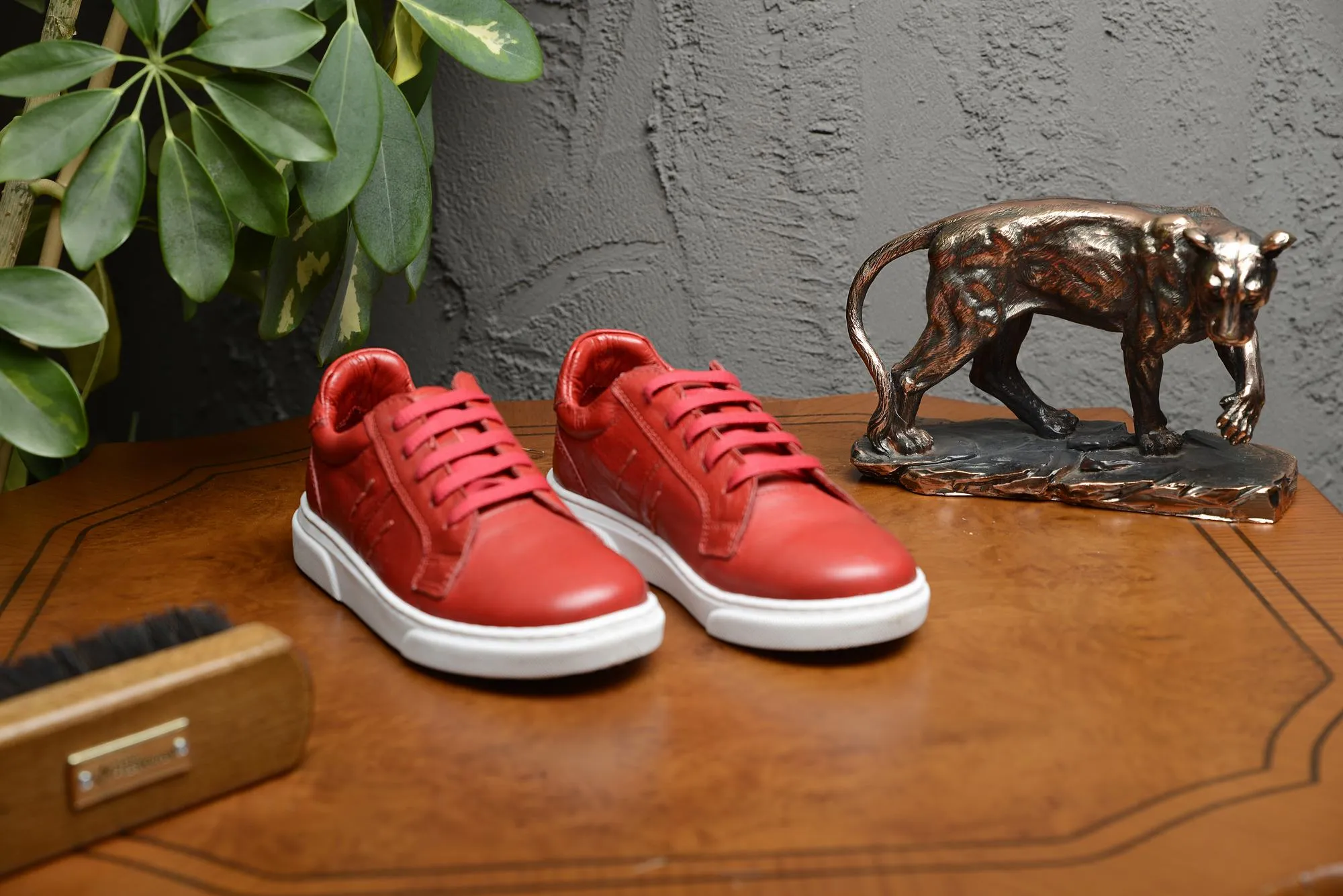 FOOT FEDERATION FAMILY DERBY KIDS' SNEAKER RED