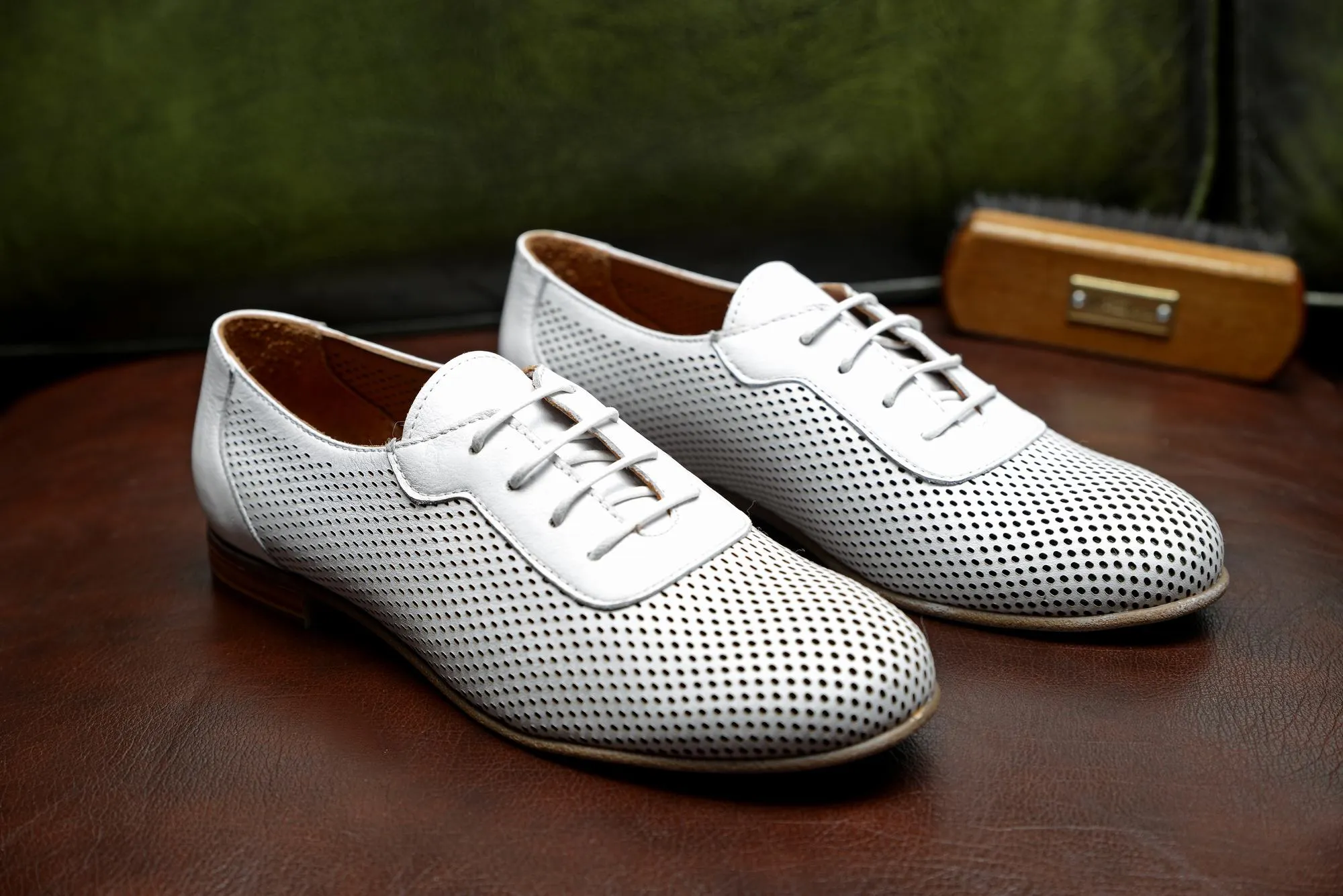 FOOT FEDERATION OPENWORK OXFORD WOMEN'S SHOE WHITE