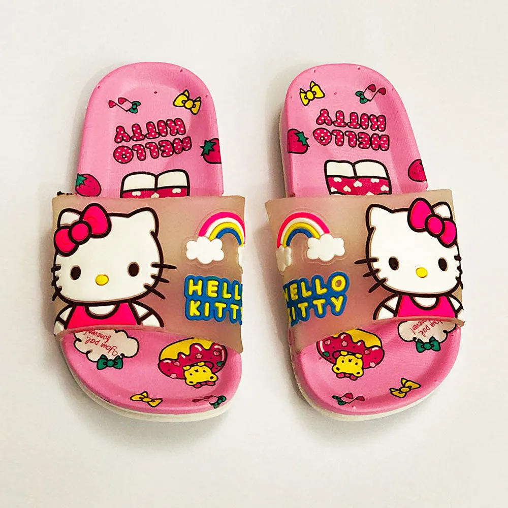 Hello Kitty Rainbow Light Pink Slippers 1926
