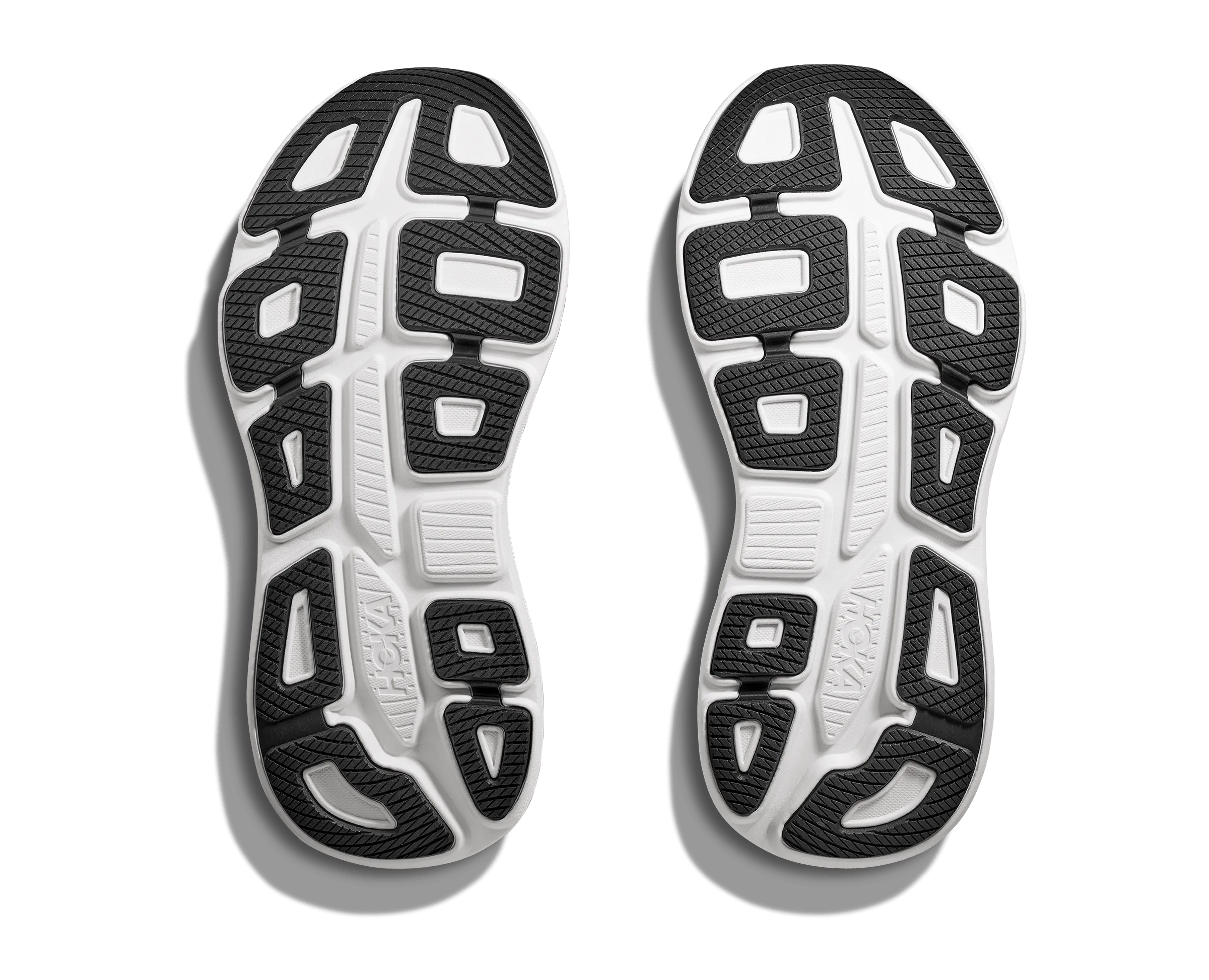 Hoka Women's Bondi 9 Running Shoes- Black/ White
