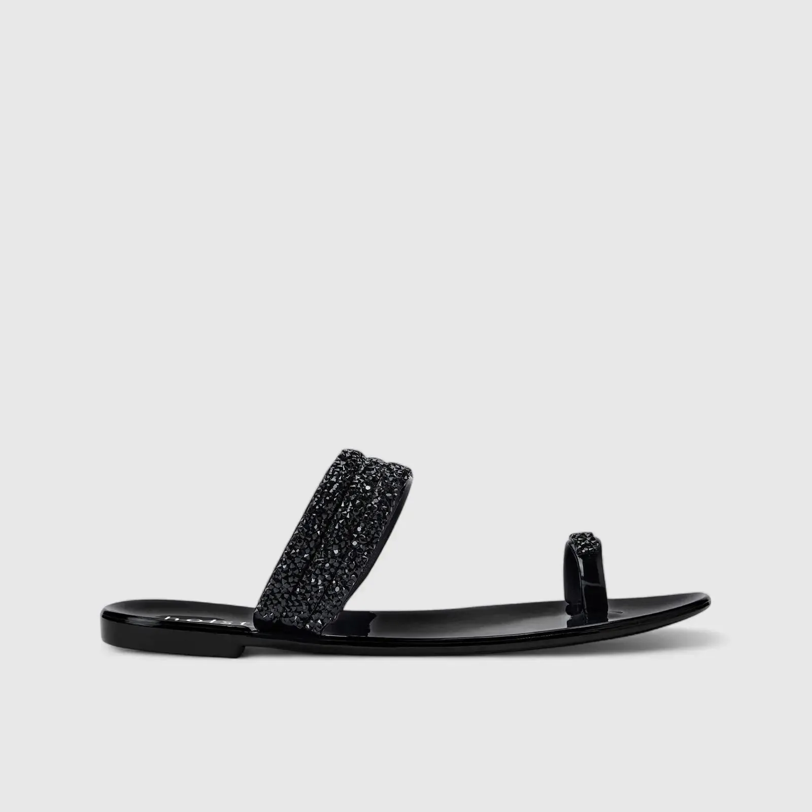 Holster Claudia Flat Bling Sandal Black HST398
