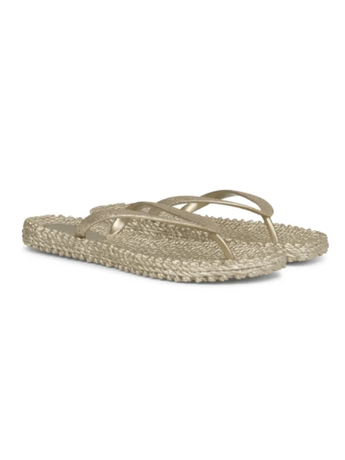 Ilse Jaobsen Women's Flip Flops With Glitter In Platin CHEERFUL01 780