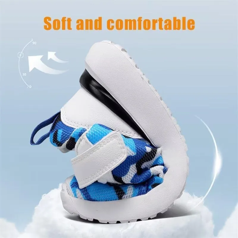 Kid Boys Camouflage Breathable Walking Sneakers for Outdoor School Sport Running