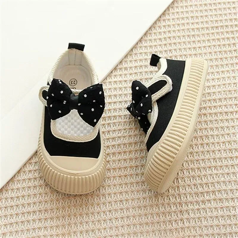 Kids Girl Lovely Bowknot Casual Flats for School Dress Party Travel