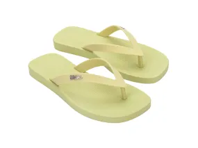 Melissa Sun Long Beach AD Flat Green Flipflops For Women
