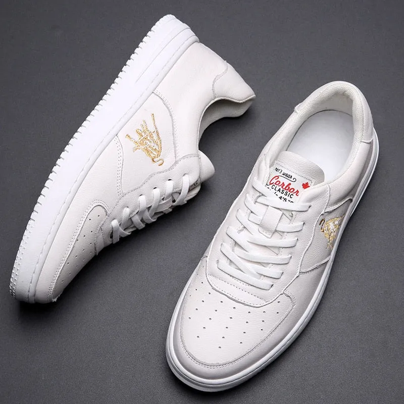 Men Casual Embroider Leisure Comfortable Flat Sneakers