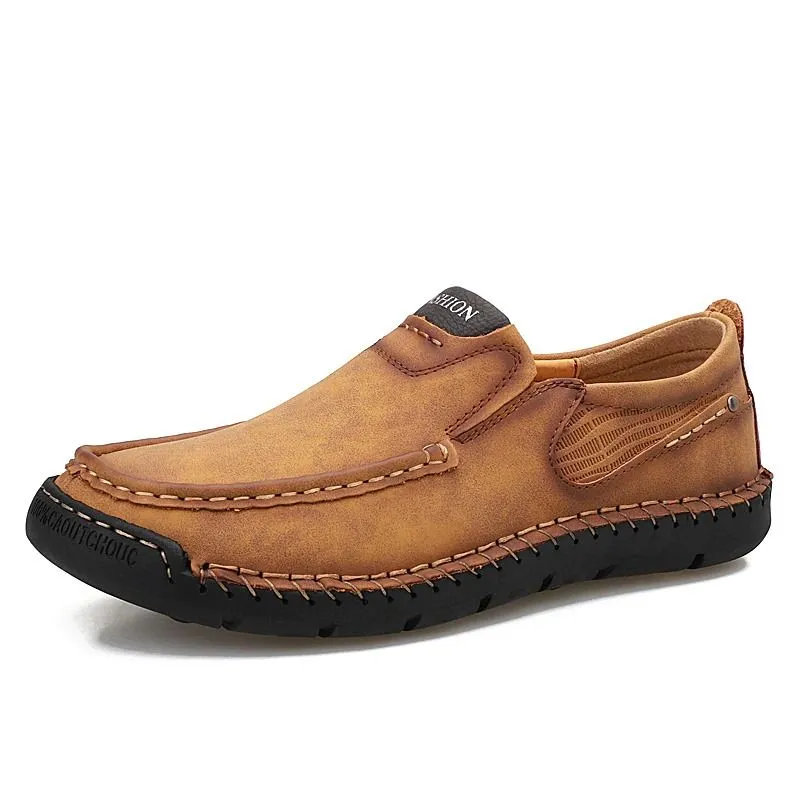 Men's Soft Leather Outdoor Loafers