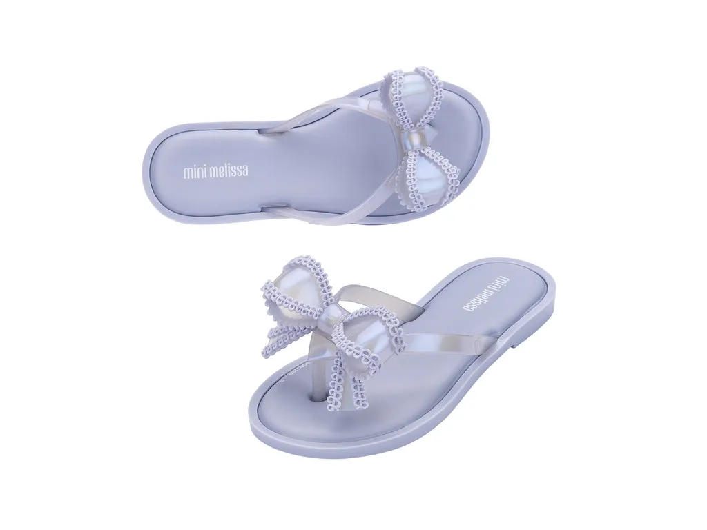 Mini Melissa Lilac Kids Flipflops For Girls