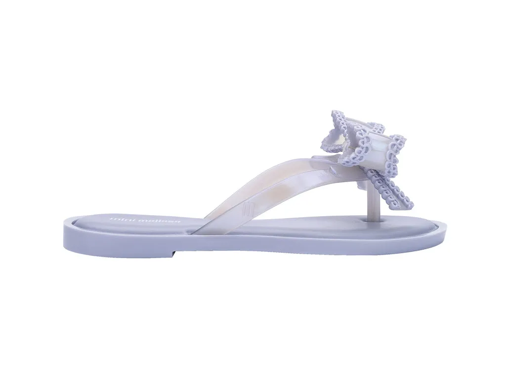 Mini Melissa Lilac Kids Flipflops For Girls