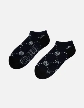 Monogram Jacquard No-show Socks