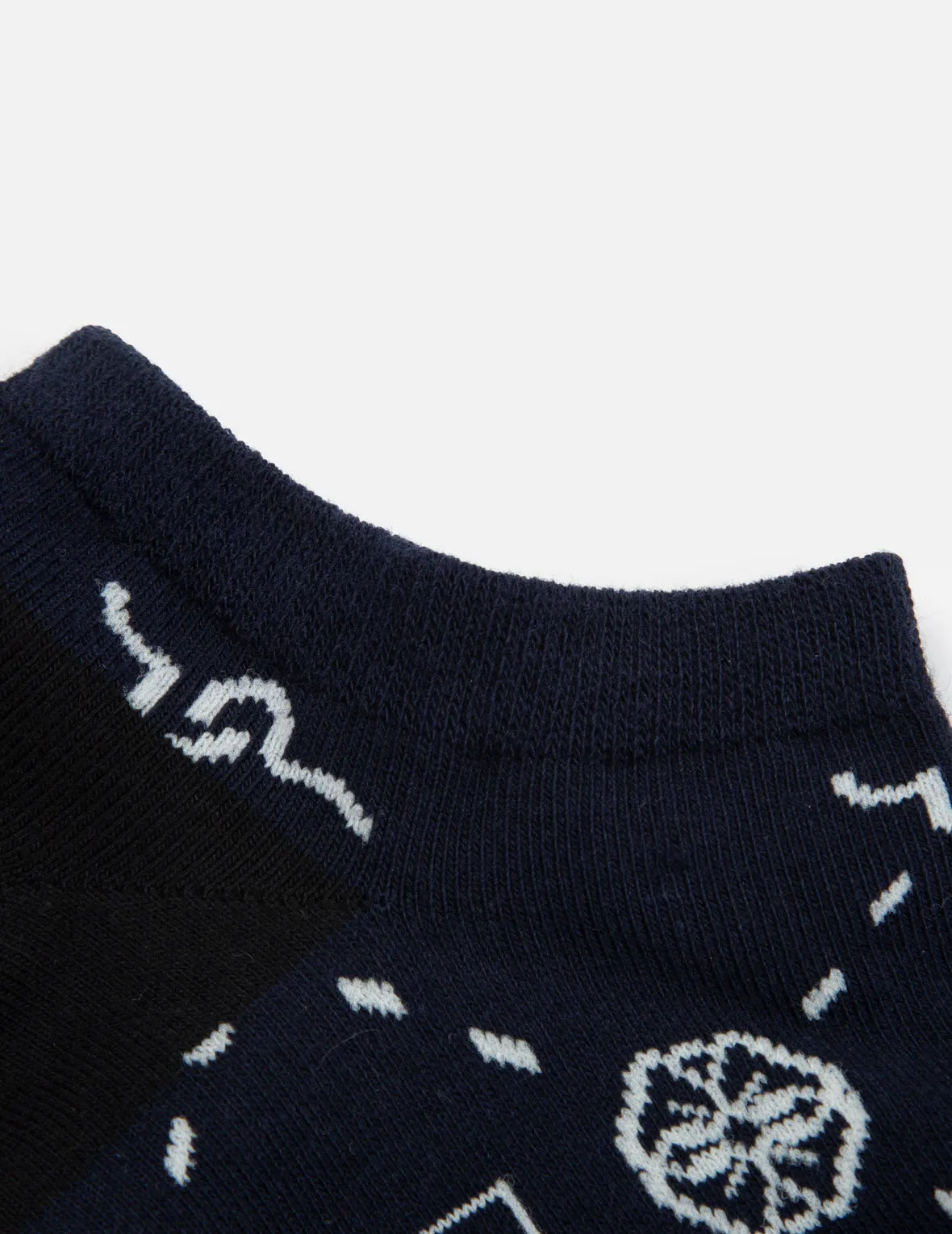 Monogram Jacquard No-show Socks