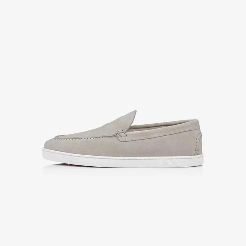 Navy Suede Slip-On Sneaker