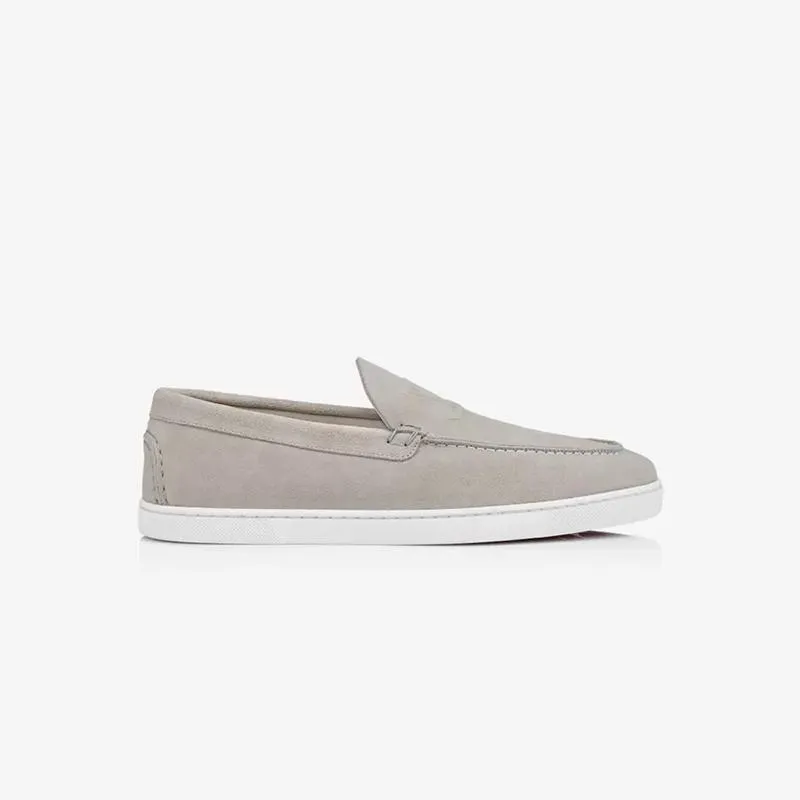 Navy Suede Slip-On Sneaker