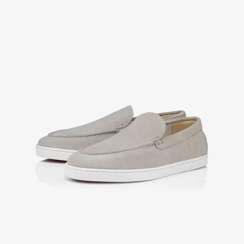 Navy Suede Slip-On Sneaker