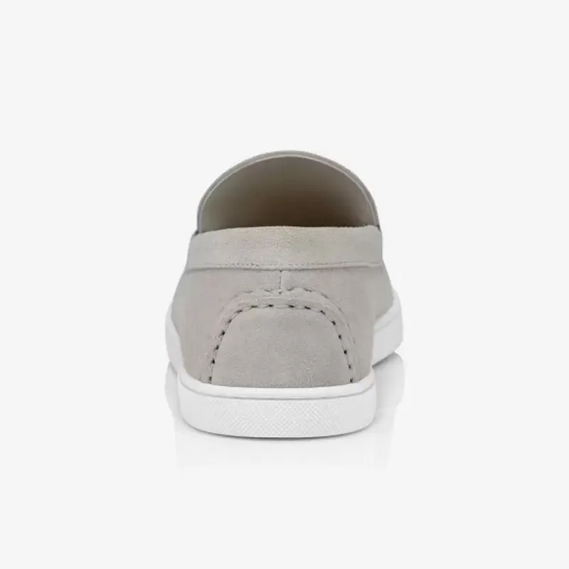 Navy Suede Slip-On Sneaker