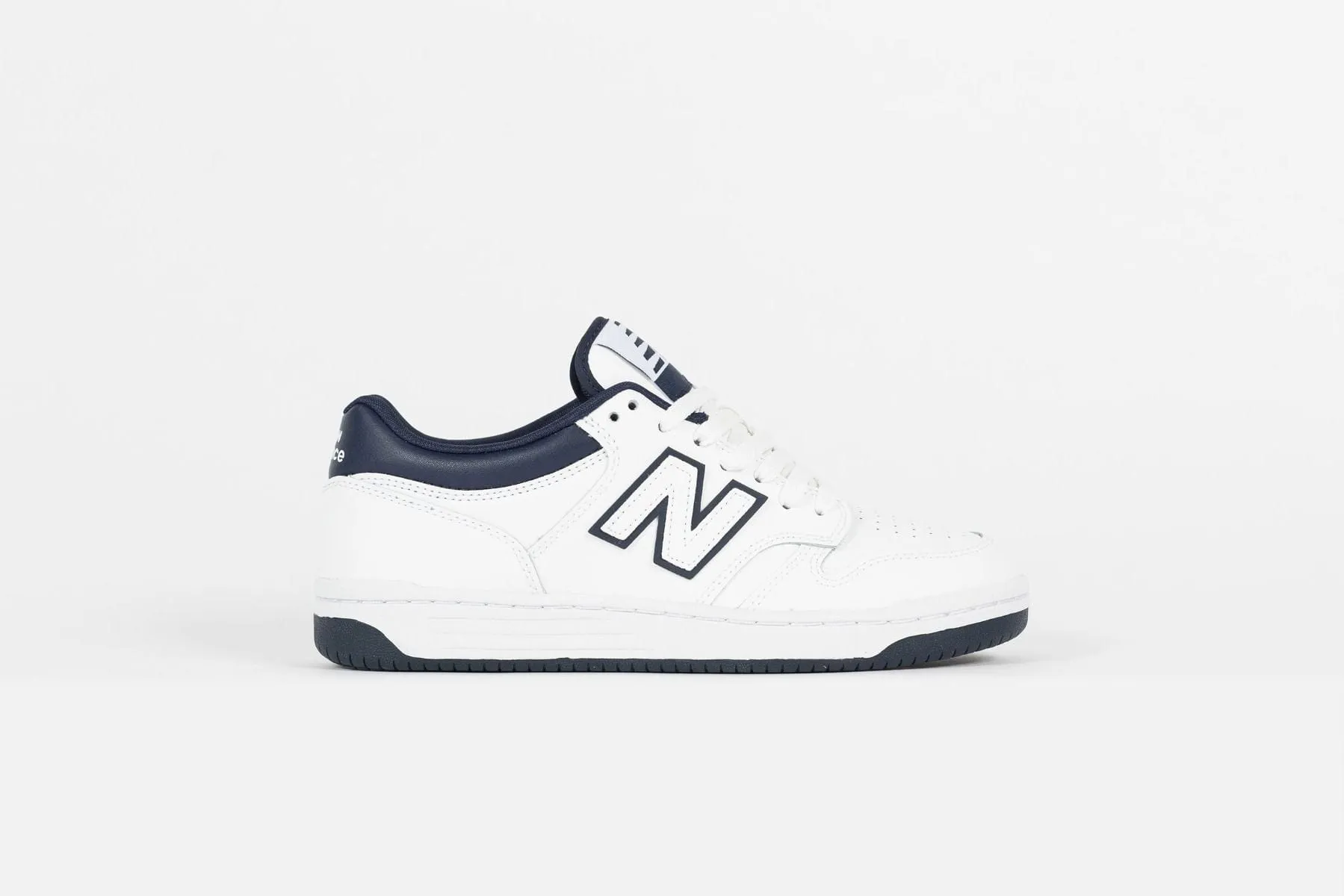 New Balance Unisex 480 Sneakers- White/Navy