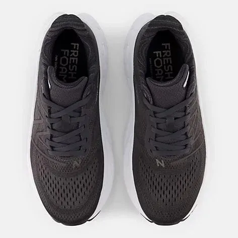 New Balance Women's More Foam v4 Running Shoes- Black/Blue