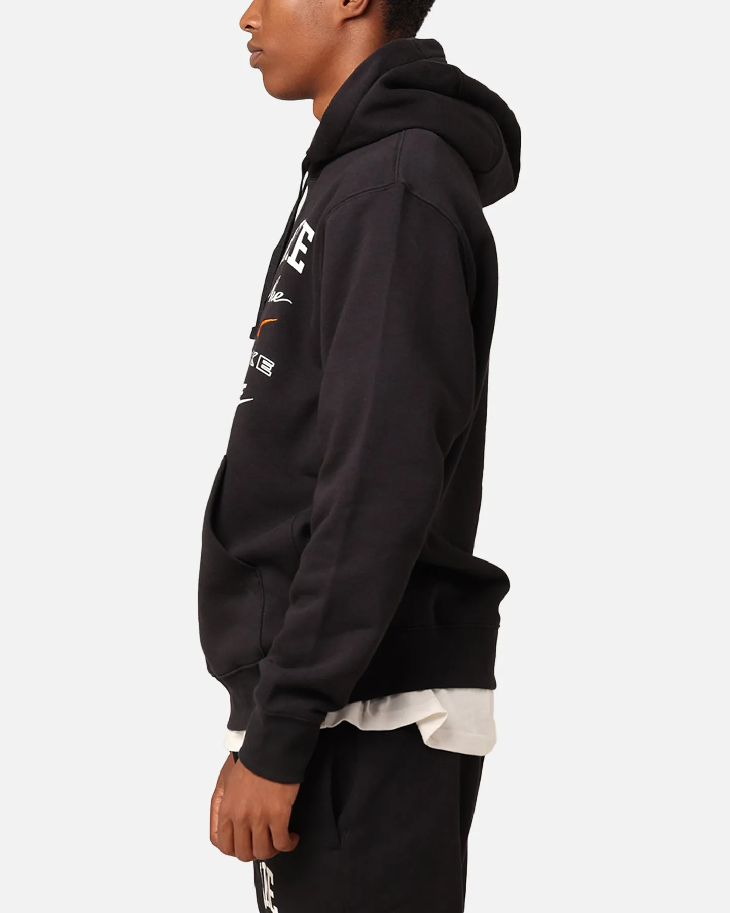 Nike Club Fleece Pullover Hoodie Black/Sail
