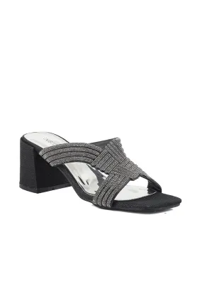 Party Wear Slip On I29253-Black