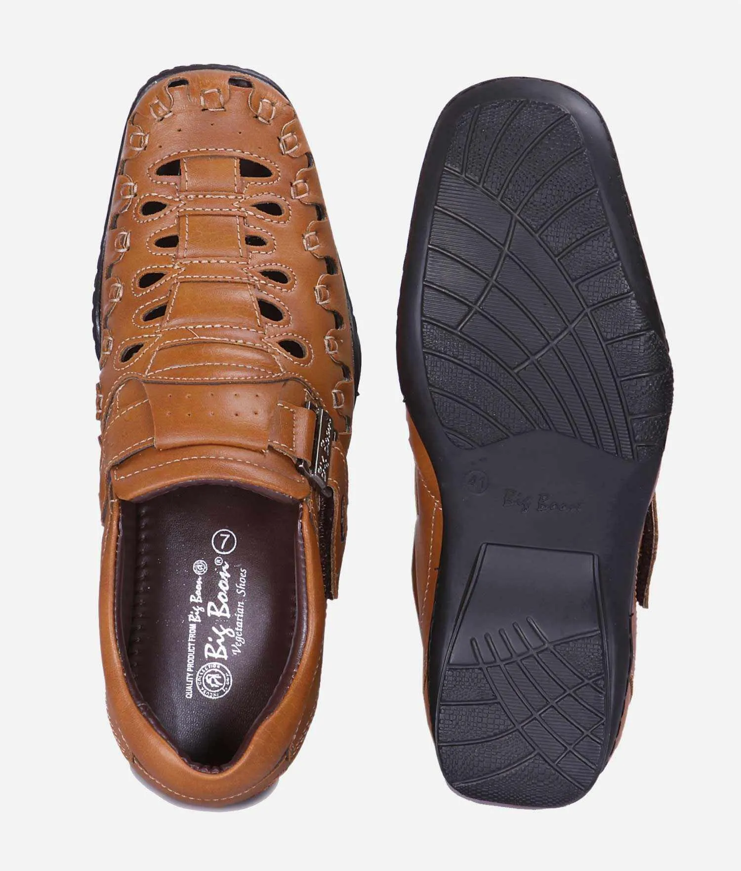 Roman Sandal - Big Boon Men's Alligator Style Sandals